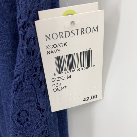 PJ Salvage Navy Lace Inset Tank Top NWT - Picture 6 of 12